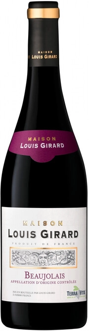 Вино   Maison Louis Girard Beaujolais    Мэзон Луи Жирар  Божоле   750 мл