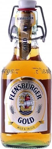 Пиво  Flensburger Gold Фленсбургер  Голд стекло 330 мл