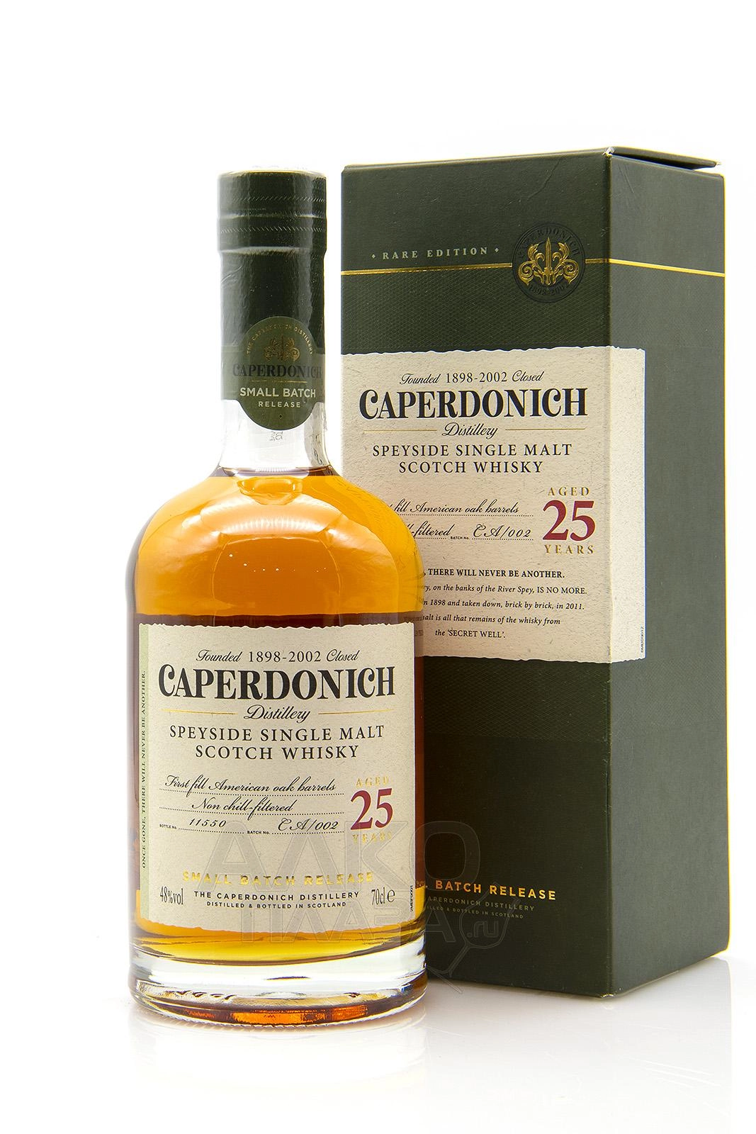 Виски Caperdonich 25 years   700 мл