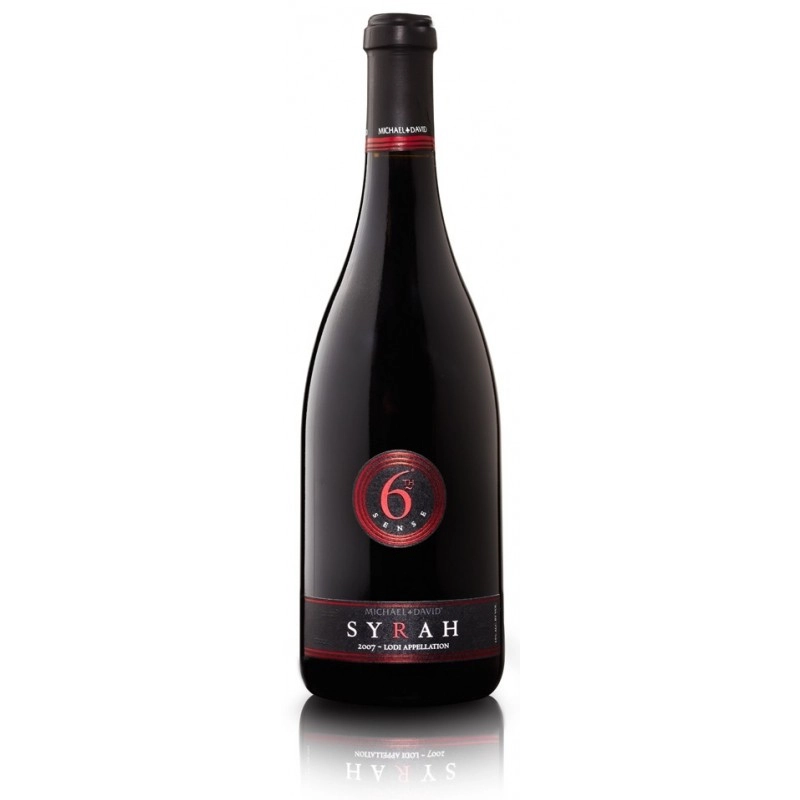 Вино Michael David Winery  Syrah 6 Sense Lodi  Майкл Давид Вайнери  Сира 6 Сенсе   Лоди 2016  750 мл