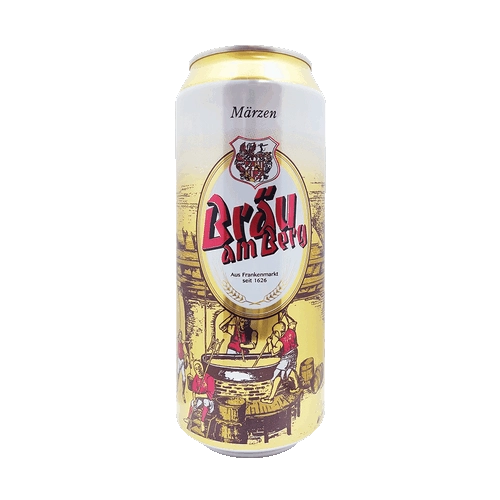 ПИВО  Brau am Berg Marzen  БРОЙ АМ БЕРГ МЕРЦЕН ж/б  500 мл