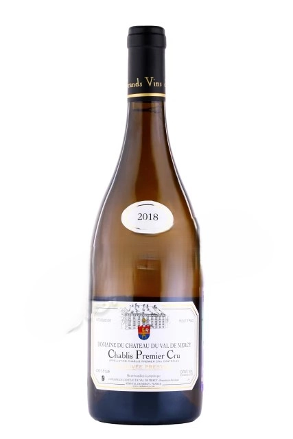 Вино Château du Val de Mercy Chablis Premier Cru Cote de Jouan Cuvee Prestige  2018 750 мл