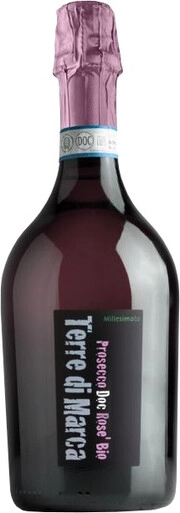 Игристое вино Terre di Marca Rose Extra-Dry Millesimato Prosecco Bio DOC  2020 750 мл