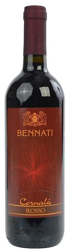 Вино  Bennati Cornale Rosso  Беннати Россо  750 мл