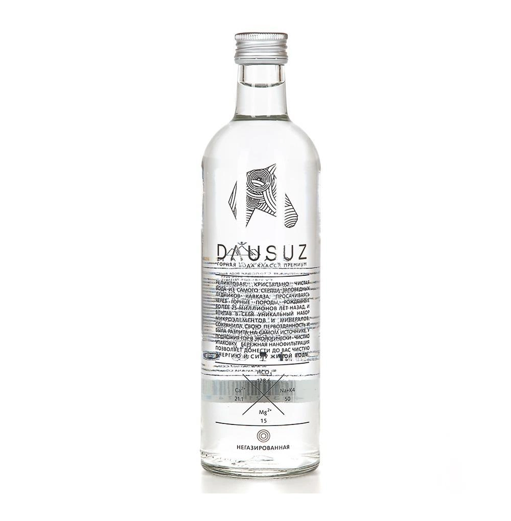 Вода минеральная природная питьевая столовая Dausuz  Даусуз стекло не газированная 500 мл