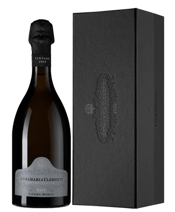 Вино  Ca'Del Bosco Franciacorta DOCG Cuvee Annamaria Clementi Brut (gift box) Франчакорта Кюве Аннамария Клименти (в подарочной упаковке) 2010 750 мл