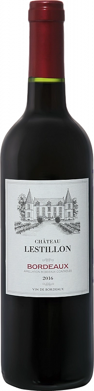Вино Château Lestillon Bordeaux AOP  2018 750 мл
