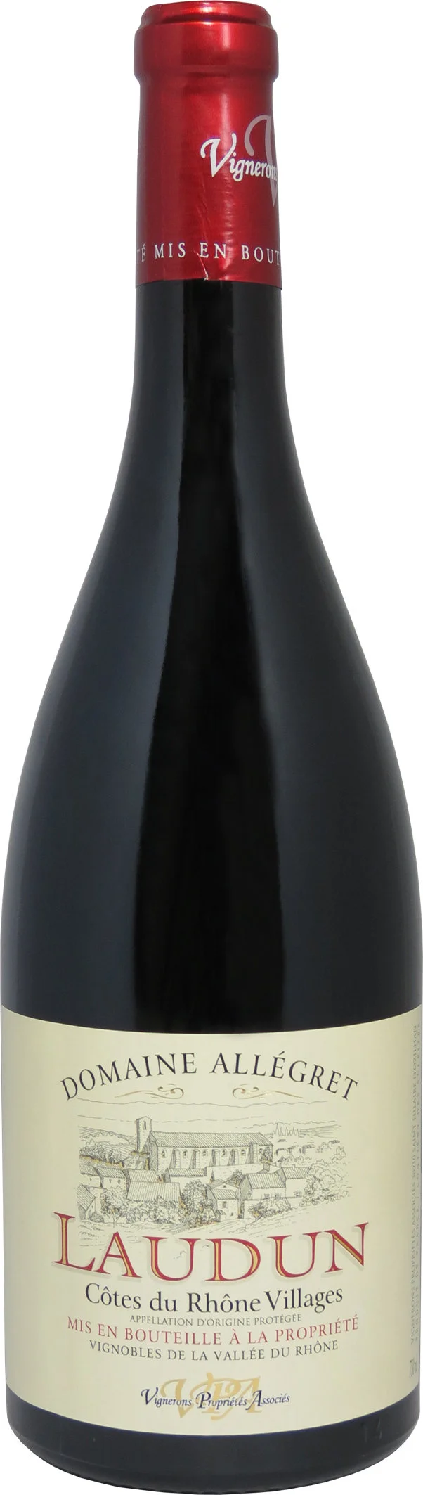 Вино   Domaine Allégret Côtes-du-Rhône-Villages 'Laudun'   Домейн Аллегре Лауду Кот дю Рон Виллаж Лауду  750 мл