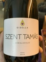 Вино Gizella Szent Tamás Hárslevelű Tokaj  2019 750 мл