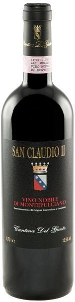 Вино Cantina Del Giusto San Claudio II  Vino Nobile di Montepulciano DOCG    2018  750 мл
