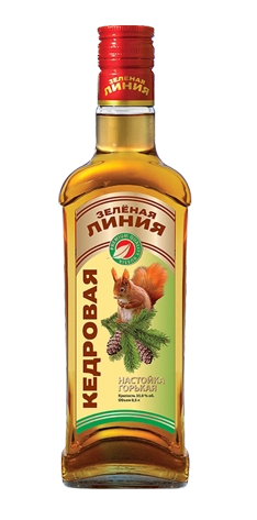 Настойка горькая Зеленая линия Кедровая 500 мл