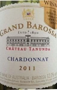 Вино Chateau Tanunda  Chardonnay Viognier Barossa   750 мл