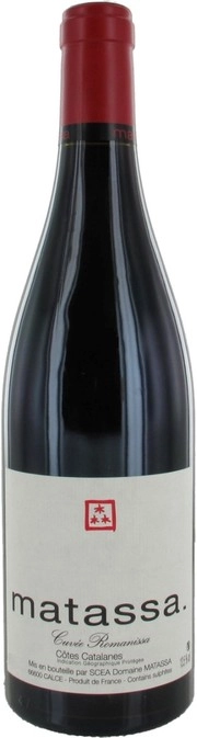 Вино Domaine Matassa Cuvee Romanissa    2016 750 мл