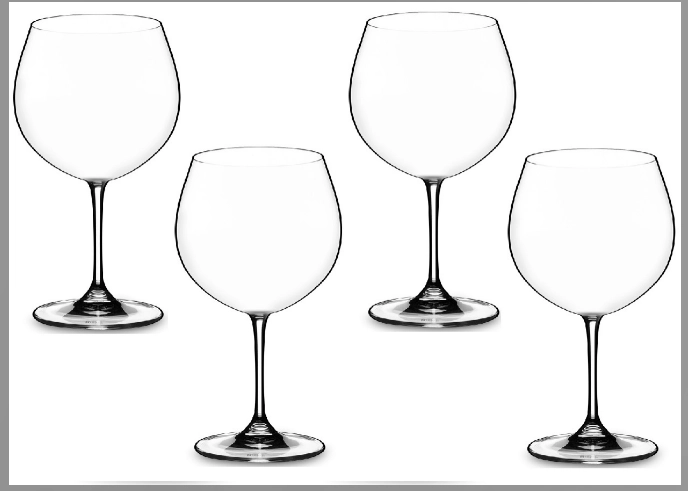 Набор бокалов 4шт. шардоне с выдержкой в дубе  монраше Vinum  Montrachet  Riedel Серия Vinum   600 мл  арт 5416/47