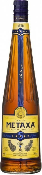 Бренди Metaxa 5*  1000 мл