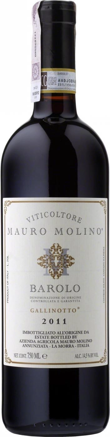Вино Mauro Molino Barolo Gallinotto DOCG Мауро Молино Бароло Галлинотто 2019 750 мл