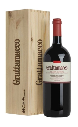 Вино Grattamacco Bolgheri Rosso DOC gift box  2021  1,5 л