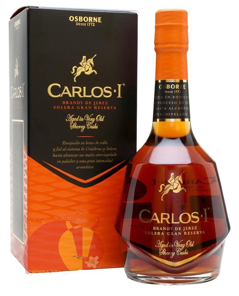 Бренди CARLOS I de Jerez Gran Reserva   700 мл