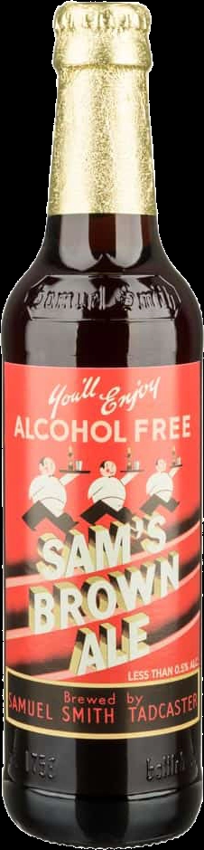Пиво Samuel Smiths Sam's Brown Ale Alcohol Free Сэмюэл Смит'с Сэм'с Браун Эль без алкоголя  355 мл