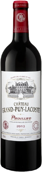 Вино Chateau Grand-Puy-Lacoste Pauillac AOC 2013 750 мл