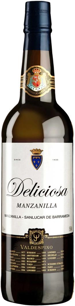Херес Valdespino Manzanilla Deliciosa  2019 750 мл