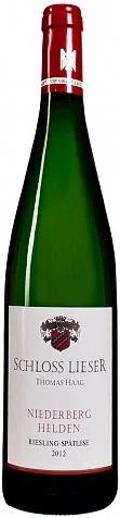 Вино Lieser Niederberg Helden Riesling Spätlese  Лизер Нидерберг Хельден Рислинг Шпэтлезе 2012  750 мл