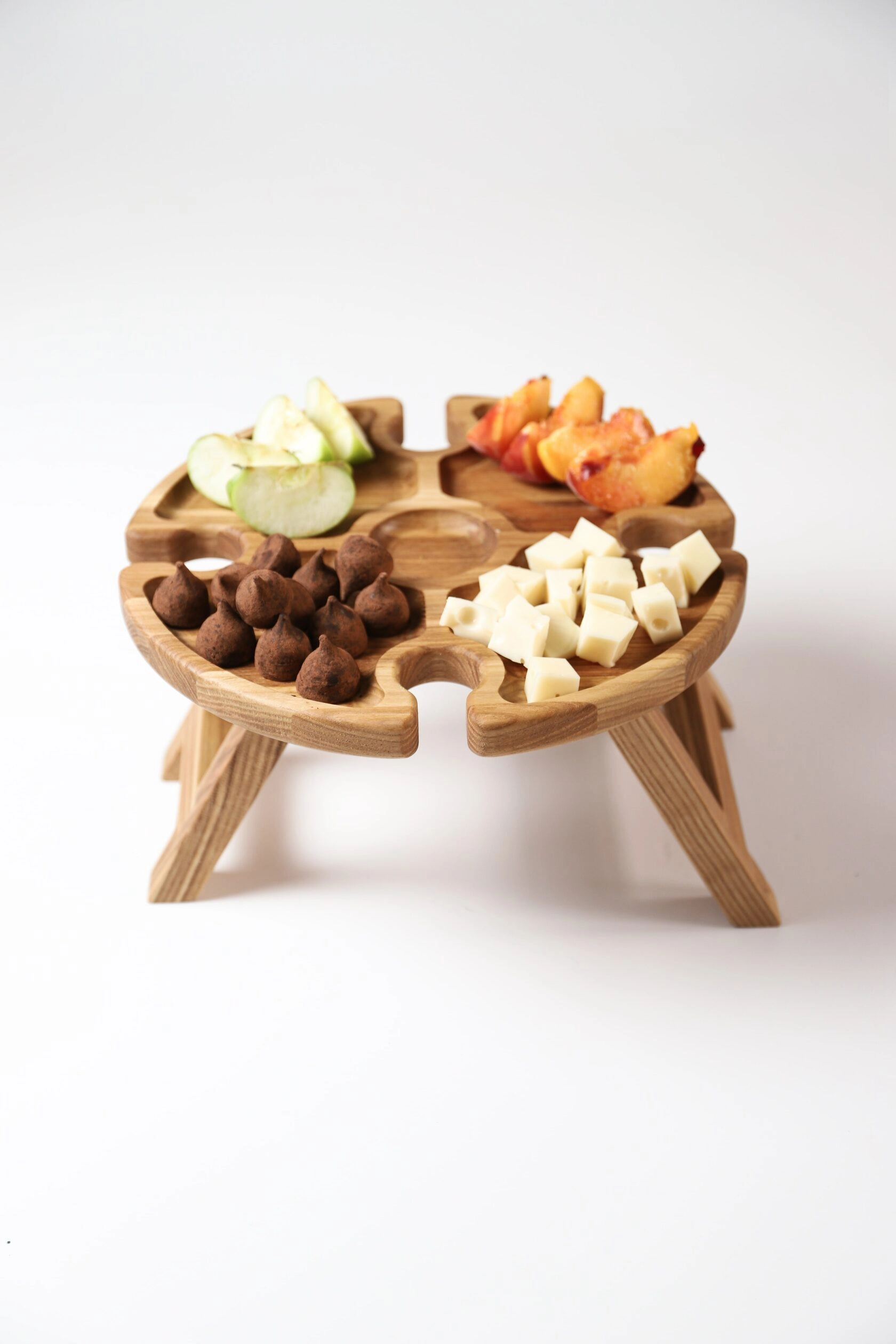 Винный столик- менажница  Welovewood  раскладной Мини