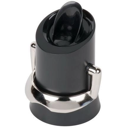 Пробка VacuVin Champagne Saver Black для сохранения и розлива игристых и шампанских вин, цвет: черный