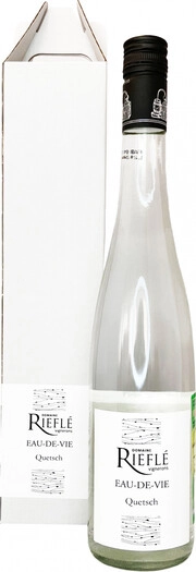Бренди  Domaine Riefle  Eau-de-Vie Quetsch  gift box700 мл