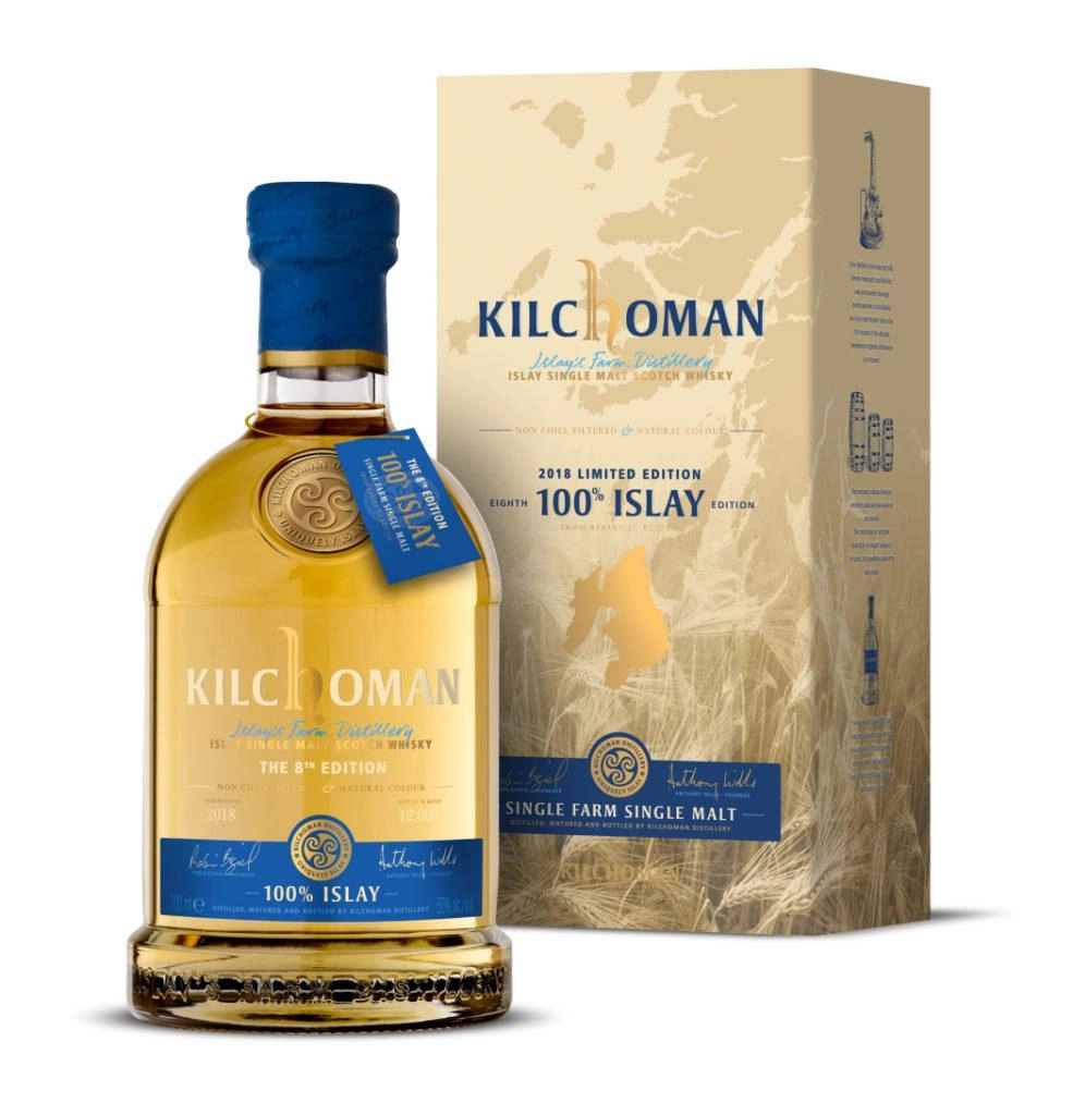 Виски  Kilchoman 100% Islay   gift box Килхоман  100% Айла  в подарочной коробке 700 мл