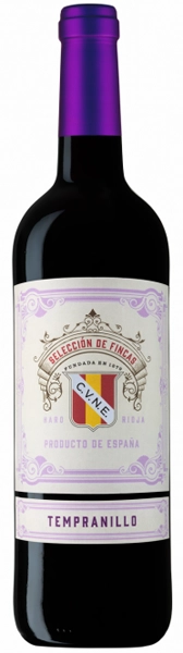 Вино Cune Seleccion de Fincas Tempranillo  2019 750 мл