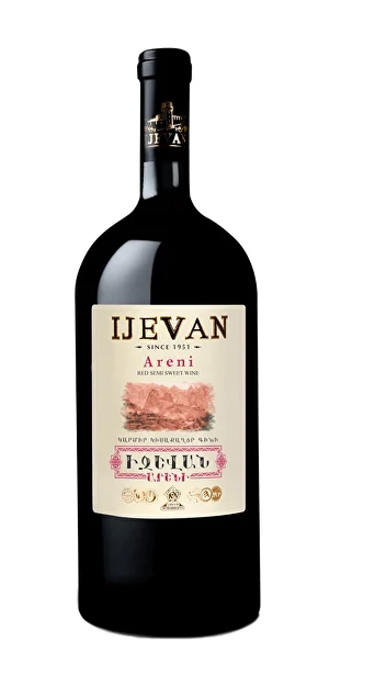 Вино Иджеван Арени красное полусладкое  1,5 л