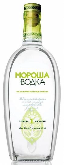 Водка Мороша на минеральной воде Карелии Уровень мягкости №1 700 мл