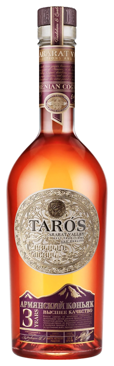 Коньяк Arcon  Taros 3 Years Old  500 мл