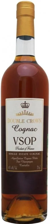 Коньяк Domaines Francis Abecassis Double Crown VSOP Petite Fine Champagne Домен Фрэнсис Абекассис Дабл Краун ВСОП Птит Фин Шампань 700 мл