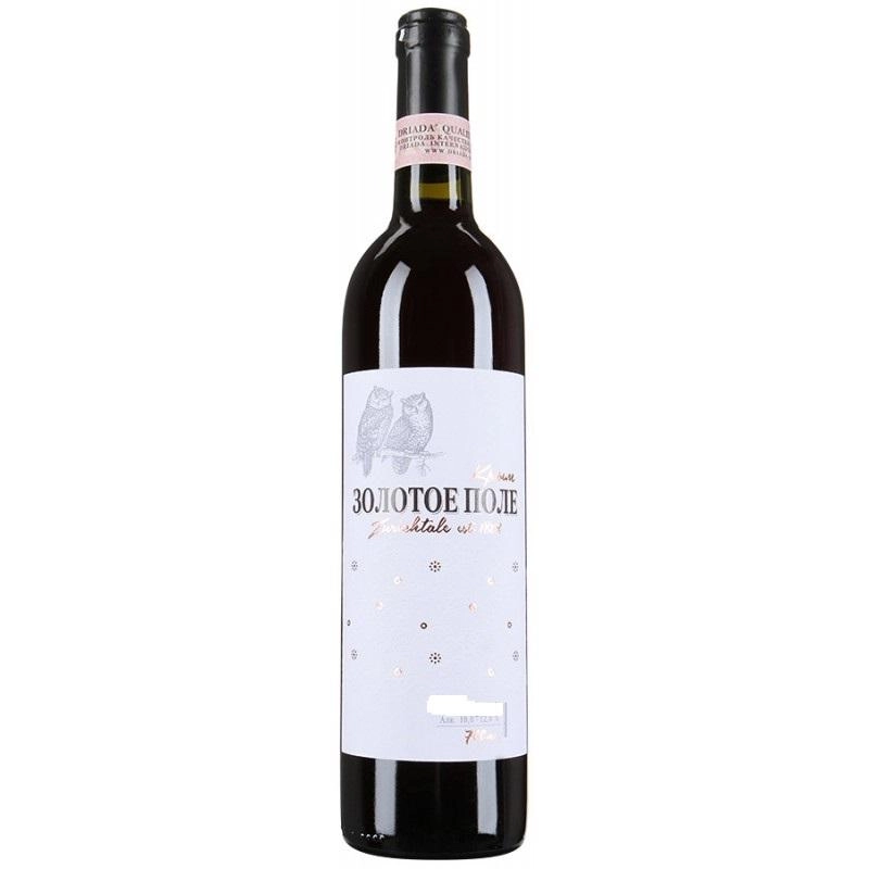 Вино Золотое Поле Мерло столовое красное сухое 700 мл