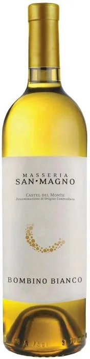 Вино  Masseria San Magno Bombino Bianco Castel del Monte Массерия Сан Маньо Бомбино Бьянко Кастель дель Монте 2012 750 мл