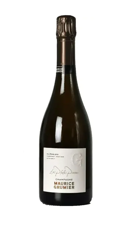 Шампанкое Champagne Maurice Grumier Les Plates Pierres  Шампань Морис Грумье Лес Платес Пьеррес 2015  750 мл 12,5%