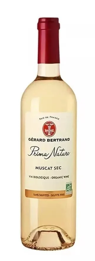 Вино Gerard Bertrand  Prima Nature Muscat Sec  Жерар Бертран Прима Натур  Мускат  750 мл