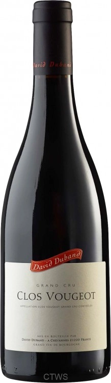 Вино Domaine David Duband Clos de Vougeot Grand Cru AOC   2022   750 мл 