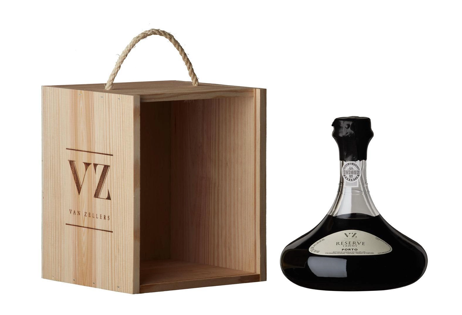 Портвейн  Van Zellers Reserva Tawny Porto Ван Зеллерс Резерве Тони Порто в подарочной упаковке 750 мл