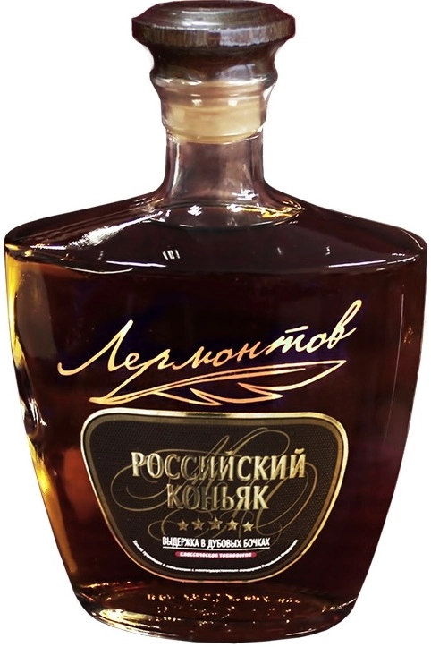 Коньяк Лермонтов пятилетний 5*  500 мл
