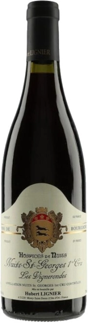 Вино Hubert Lignier  Hospices de Nuits Nuits-St-Georges 1-er Cru Les Vignerondes AOC 2018 750 мл