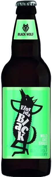 Пиво Black Wolf   Florida Black  БЛЭК ВУЛФ  Флорида Блэк стекло  500 мл