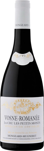 Вино Domaine Mongeard-Mugneret Vosne-Romanee 1er Cru Les Petits Monts AOC  2018 750 мл 15%