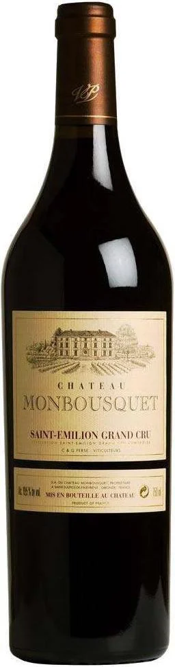 Вино Chateau Monbousquet  St. Emilion Grand Cru AOC  Шато Монбуске 2001  750 мл