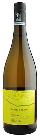 Вино Podere Concori Bianco IGT Бьянко Тоскана Подере Конкори белое 2020 750 мл