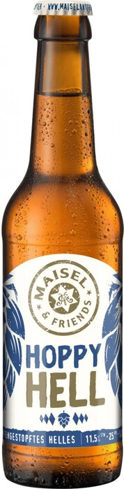 Пиво Maisel & Friends Hoppy Hell Майзель & Френдс Хоппи Хель 330 мл