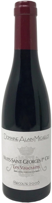 Вино Domaine Alain Michelot Nuits-Saints-Georges 1er Cru Les Vaucrains AOC 2006 375 мл