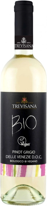 Вино   Trevisana Pinot Grigio delle Venezie  Bio Vegan  Томбакко  Тревисана Пино Гриджио Био Веган 2023 750 мл